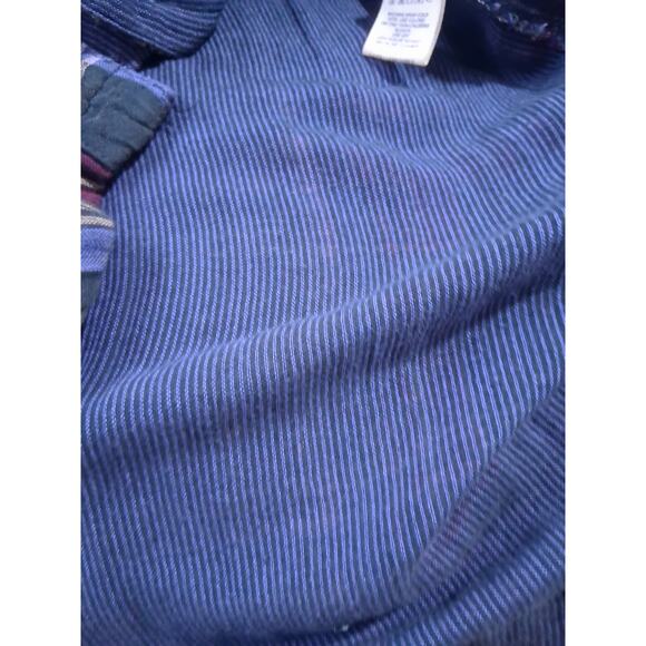 Free People Womens Size S Oversized Nordic Day Side Lace Up Flannel Plaid Top - Picture 13 of 13